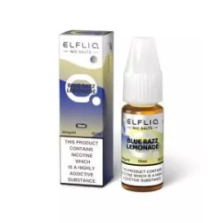 Liquid ELFBAR ELFLIQ Salt 20mg Blue razz lemonade