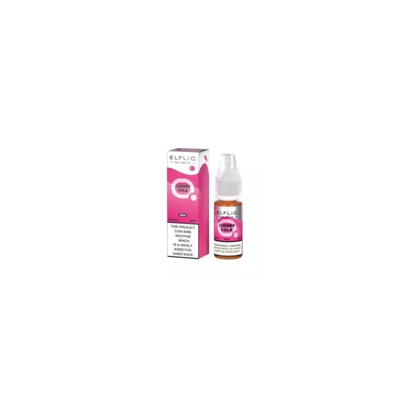 Liquid ELFBAR ELFLIQ Salt - Cherry Cola 20mg 10ml Liquid ELFBAR ELFLIQ Salt - Cherry Cola 20mg 10ml