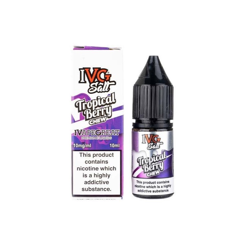 Liquid IVG Salt - Tropical Berry Chew 20mg 10ml Liquid IVG Salt - Tropical Berry Chew 20mg 10ml