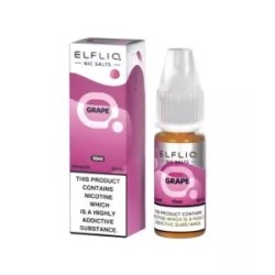Liquid ELFBAR ELFLIQ Salt - Grape 20mg 10ml