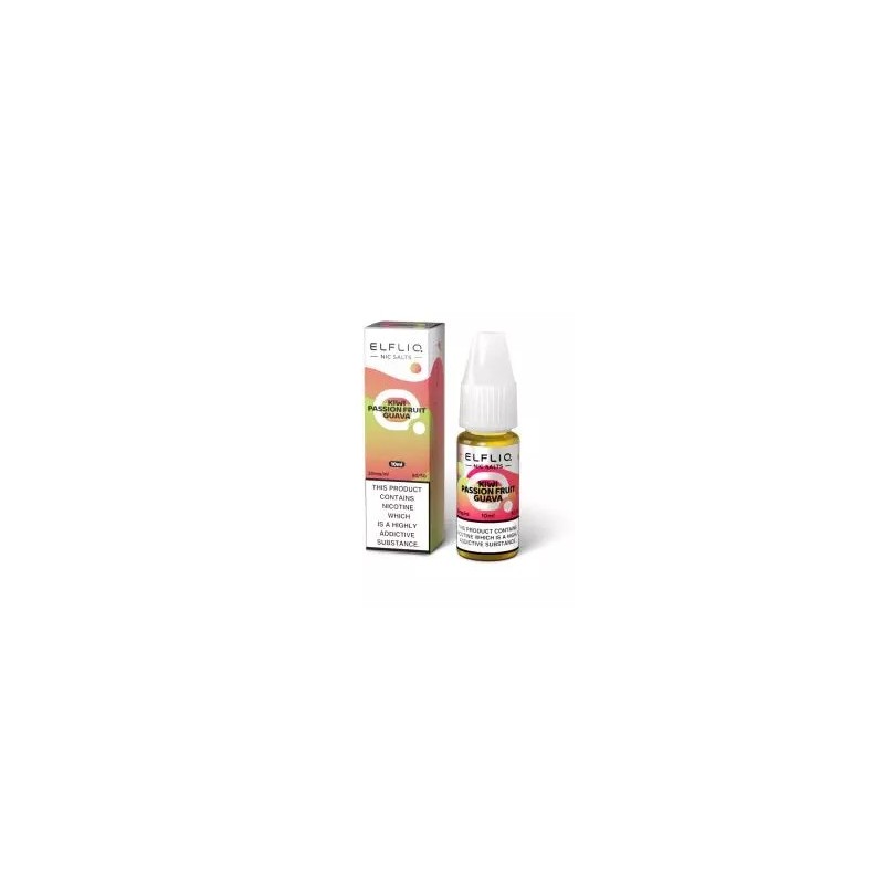 Liquid ELFBAR ELFLIQ Salt - Kiwi Passion Fruit Guava 20mg 10ml Liquid ELFBAR ELFLIQ Salt - Kiwi Passion Fruit Guava 20mg 10ml