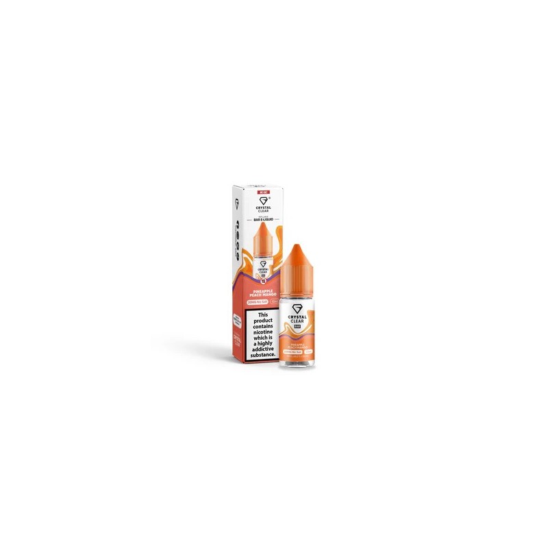 Liquid - Crystal Clear Salts 20mg – Pineapple Peach Mango