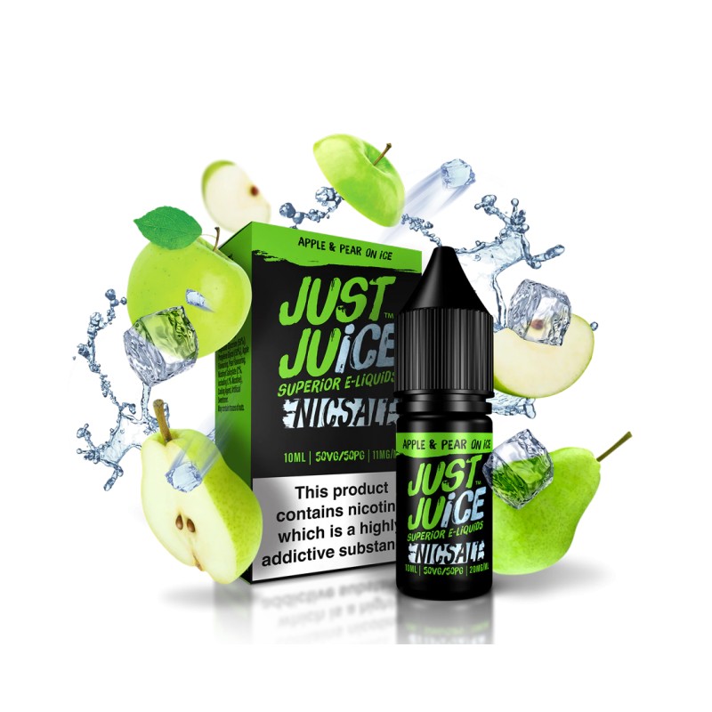 Liquid Just Juice Salts - Apple Pear Ice 20mg 10ml Liquid Just Juice Salts - Apple Pear Ice 20mg 10ml