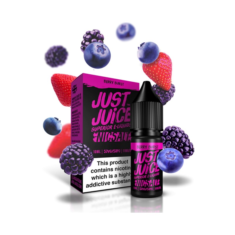 Liquid Just Juice Salt Berry Burst 10ml 20mg | Bigvape.pl Liquid Just Juice Salt Berry Burst 10ml 20mg | Bigvape.pl