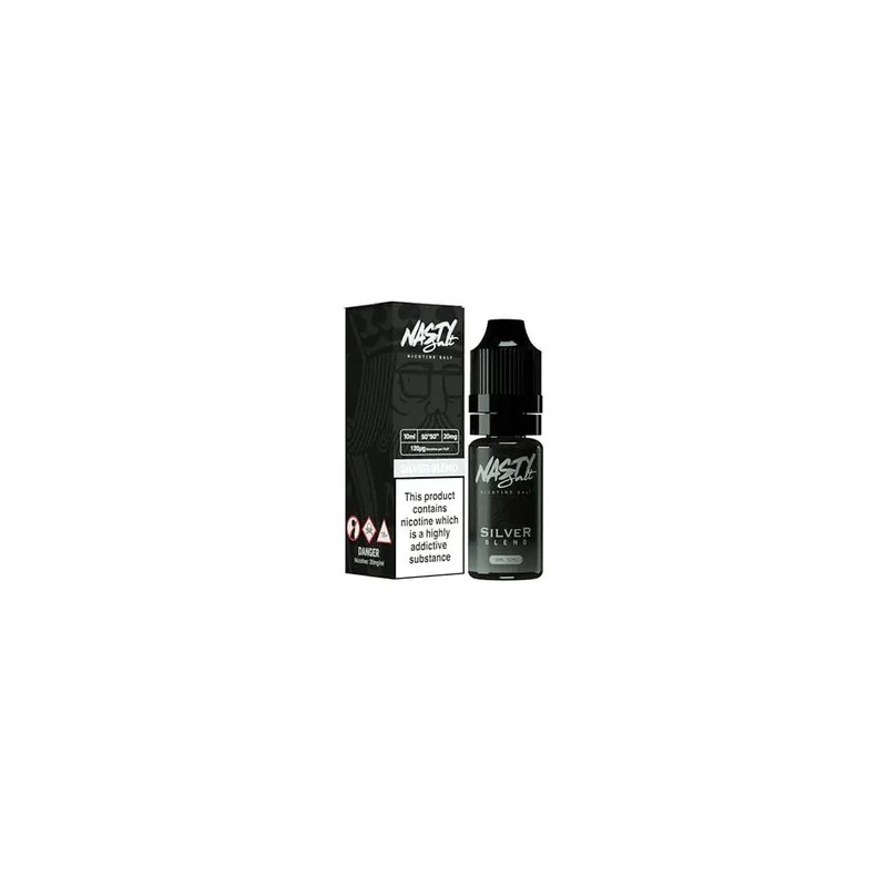 Liquid Nasty Salts - Silver Blend 20mg 10ml Liquid Nasty Salts - Silver Blend 20mg 10ml