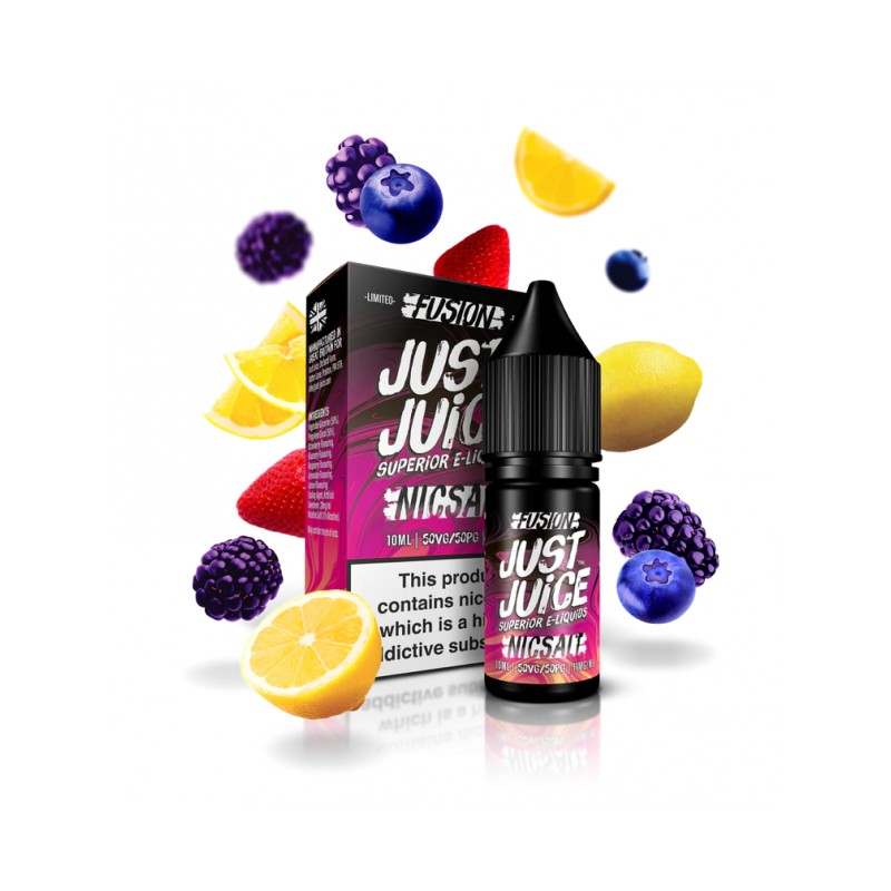 Liquid Just Juice Fusion Salts - Berry Burst & Lemonade 20mg 10ml Liquid Just Juice Fusion Salts - Berry Burst & Lemonade 20mg 10ml