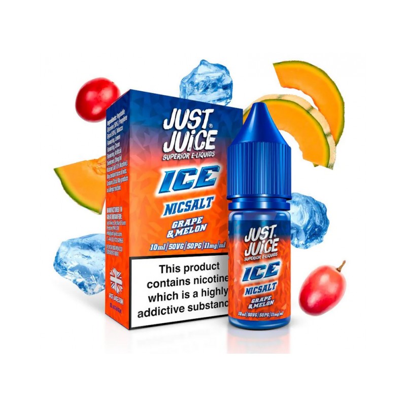 Liquid Just Juice 20mg 10ml - Salt Ice Grape Melon