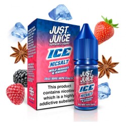 Liquid Just Juice Ice Salts - Wild Berries Aniseed 20mg 10ml