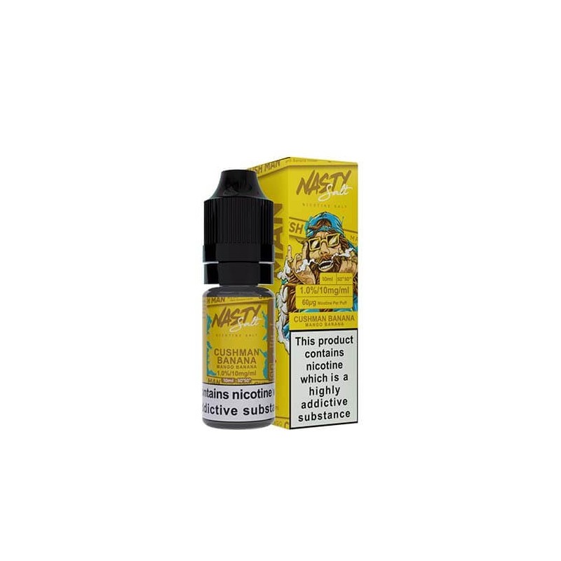 Liquid – Nasty Salts 20mg 10ml - Cush Man Banana