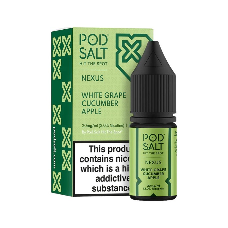 Liquid Pod Salt NEXUS 20mg 10ml - White Grape Cucumber Apple