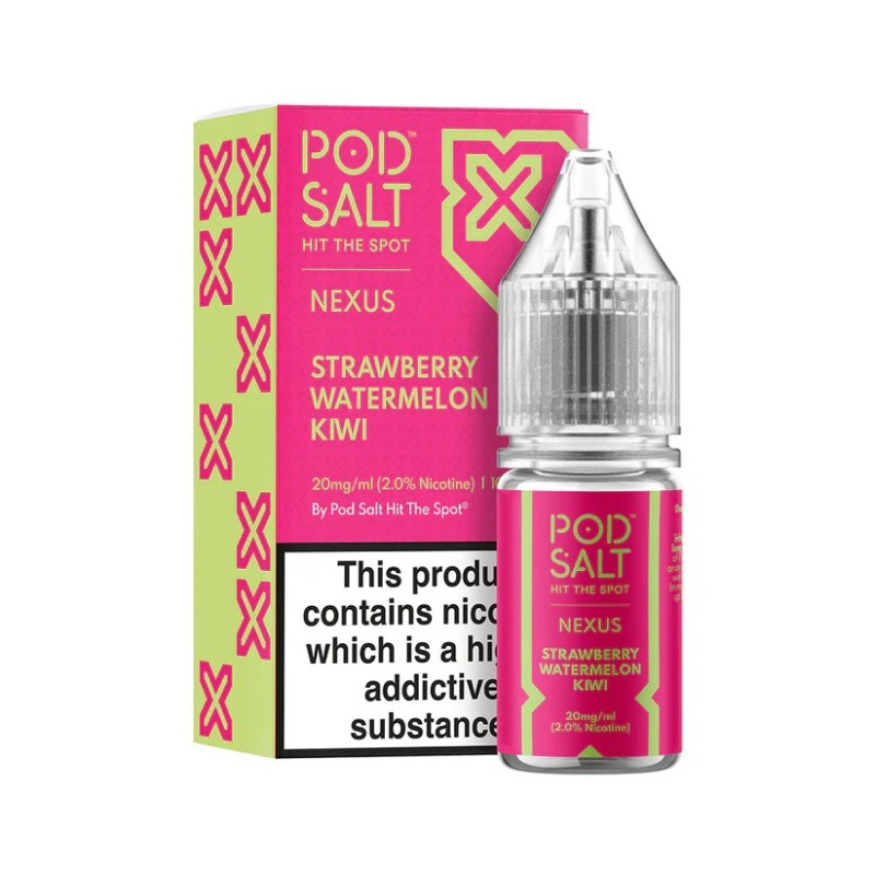 Liquid Pod Salt NEXUS 20mg 10ml - Strawberry Watermelon Kiwi