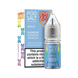 Liquid Pod Salt NEXUS 20mg 10ml - Rainbow