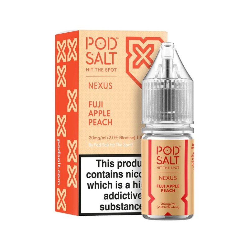 Liquid Pod Salt NEXUS 20mg 10ml - Fuji Apple Peach