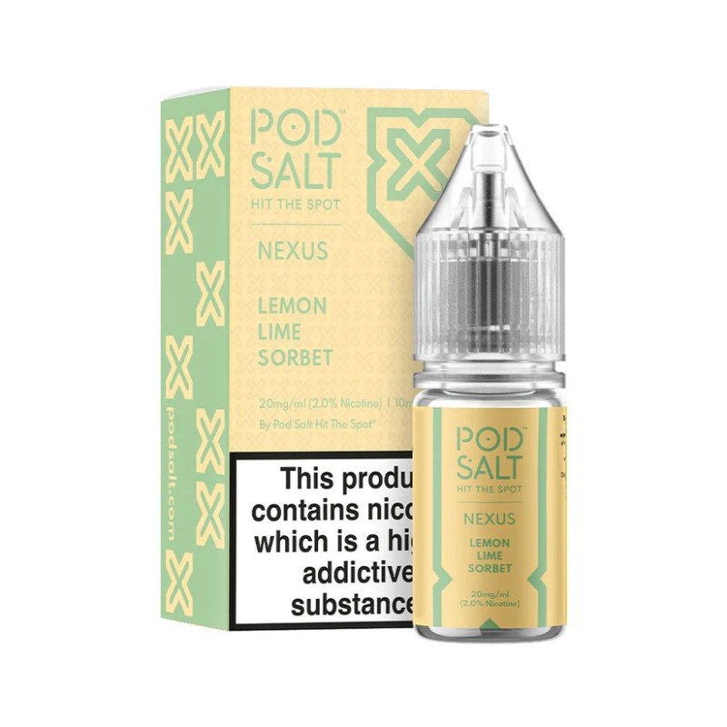 Liquid Pod Salt NEXUS 20mg 10ml - Lemon Lime Sorbet