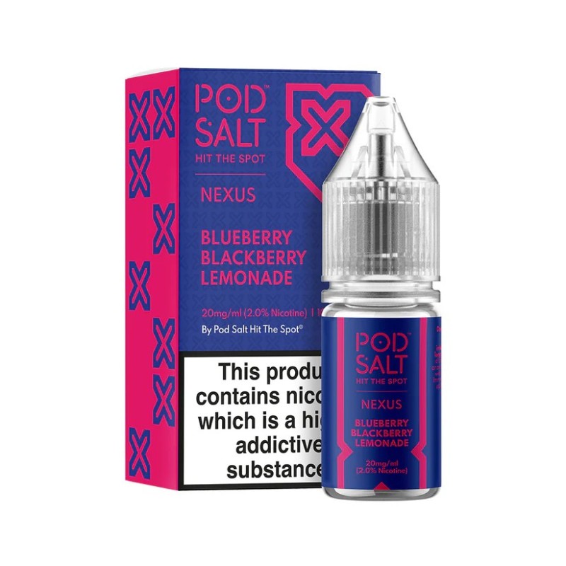 Liquid Pod Salt NEXUS 20mg 10ml - Blueberry Blackberry Lemonade