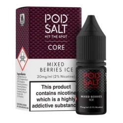 Liquid Pod Salt 20mg 10ml - Mixed Berries Ice