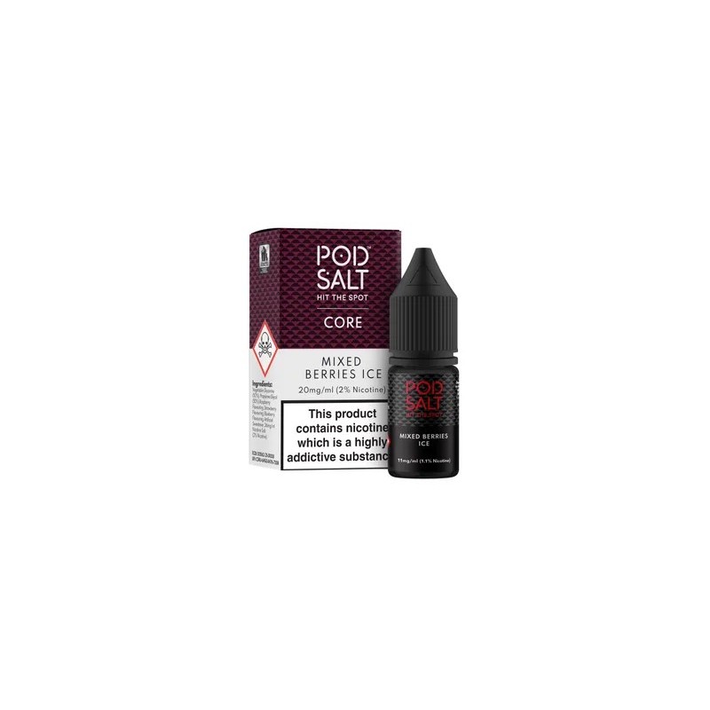 Liquid Pod Salt 20mg 10ml - Mixed Berries Ice