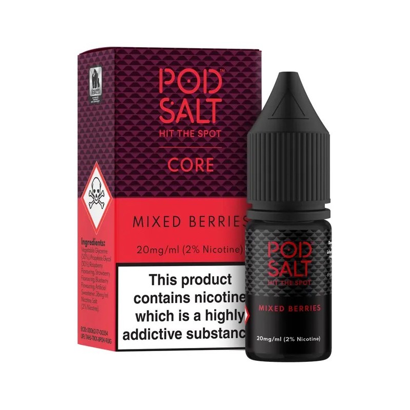 Liquid Pod Salt 20mg 10ml - Mixed Berries