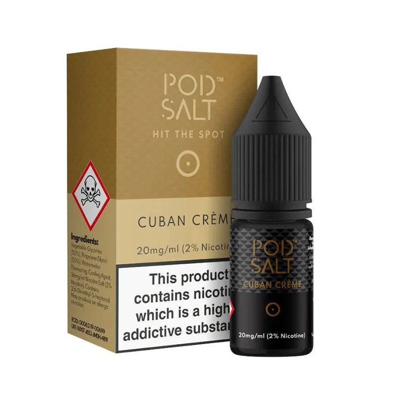 Liquid Pod Salt 20mg 10ml - Cuban Creme