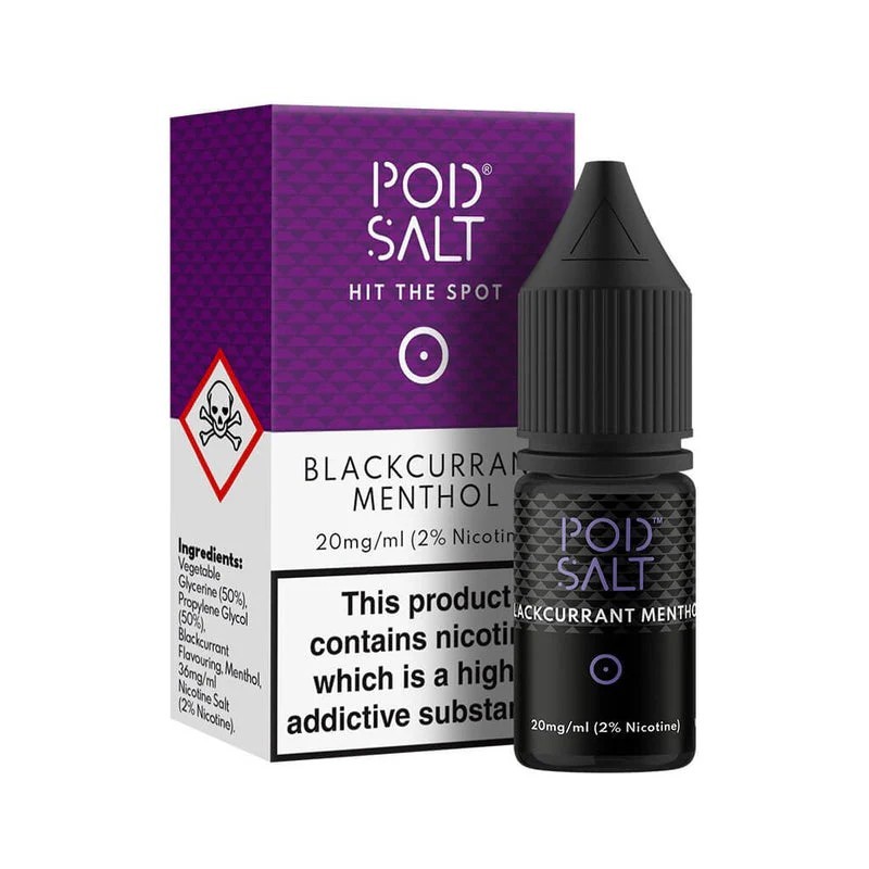 Liquid Pod Salt 20mg 10ml - Blackcurrant Menthol