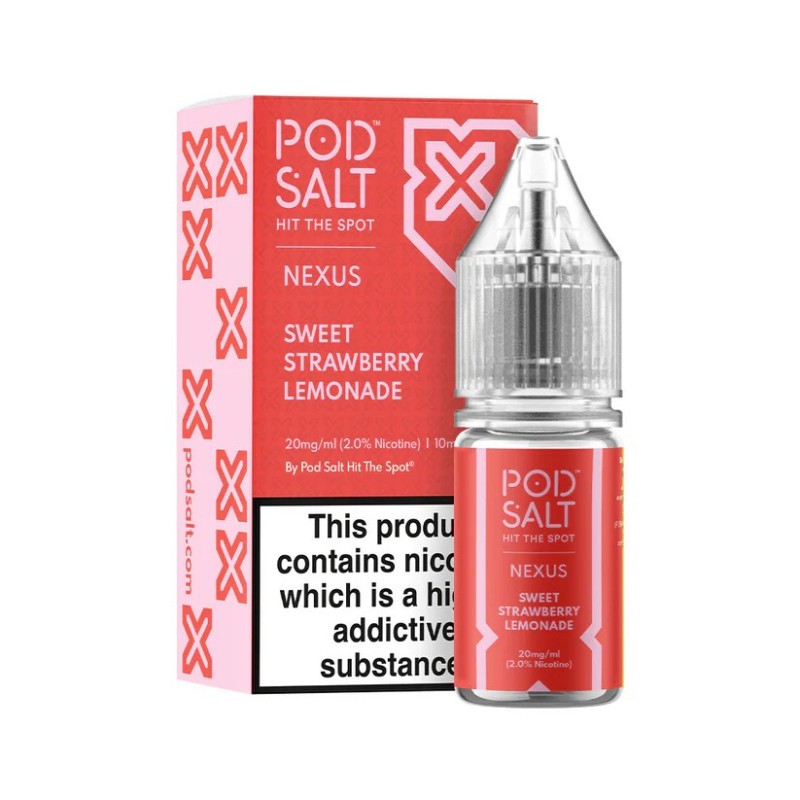 Liquid Pod Salt Nexus 20mg 10ml - Sweet Strawberry Lemonade