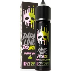 Longfill DARK LINE Double Bubble Gum Kiwi 8/60ml