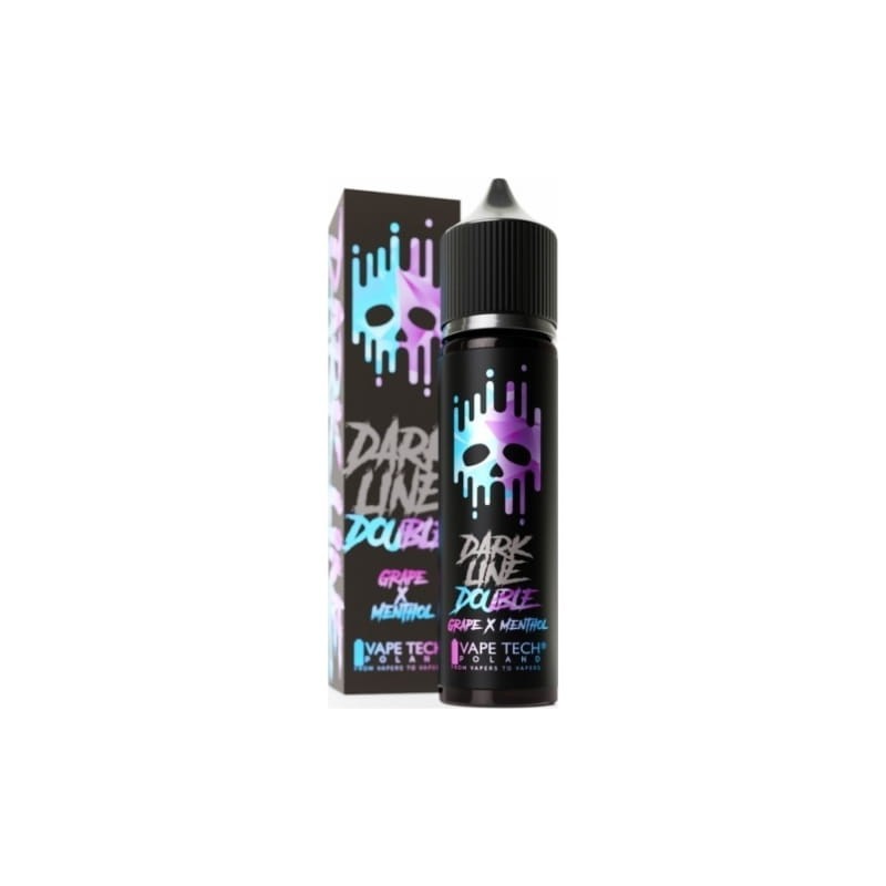 Longfill DARK LINE Double Grape Menthol 8/60ml