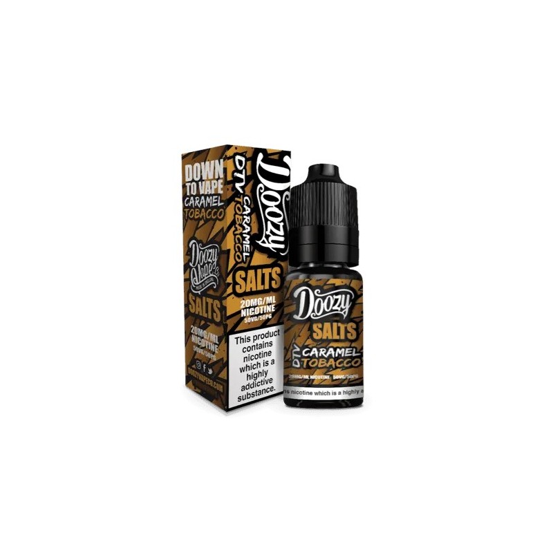 Liquid Dooze Salt 20mg 10ml Caramel Tobacc