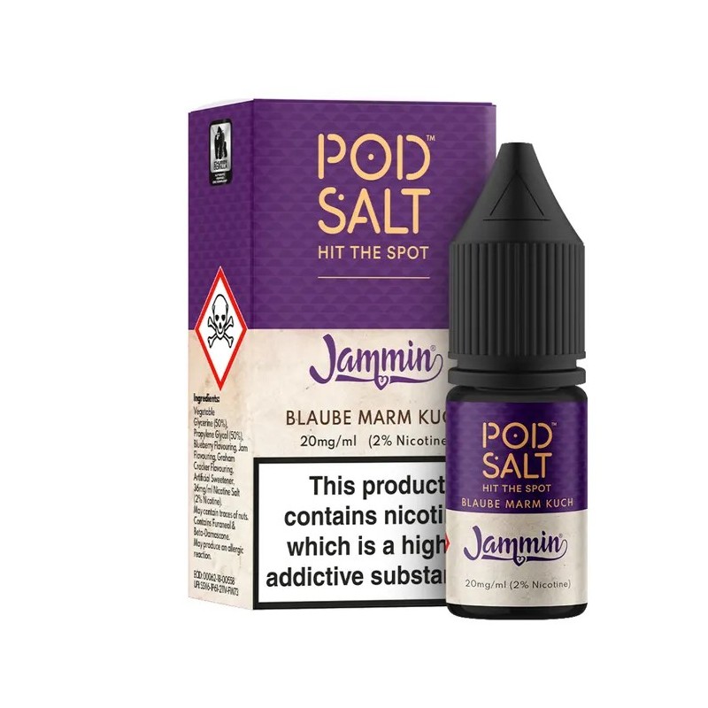 Liquid Pod Salt 20mg 10ml - Blueberry Jam Tart