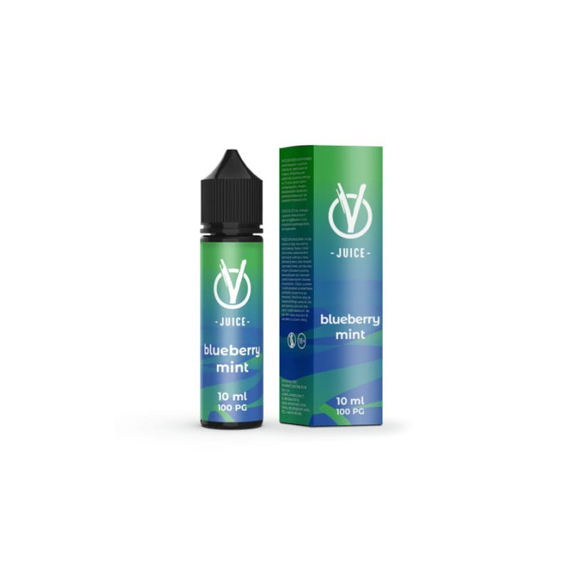 Longfill VBar VJuice 10/60ml - Blueberry Mint