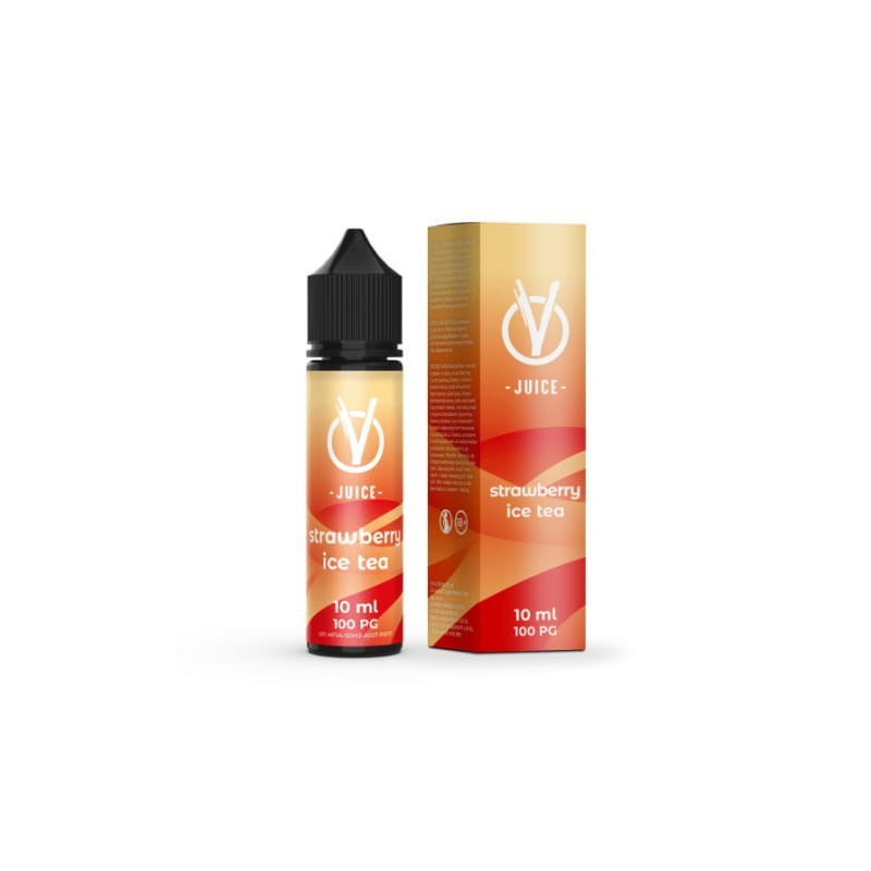 Longfill VBar VJuice 10/60ml - Strawberry Ice Tea