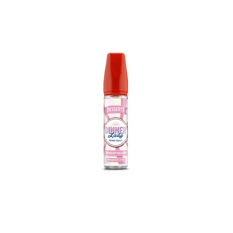 Longfill Dinner Lady 14/60ml - Strawberry Macaroon