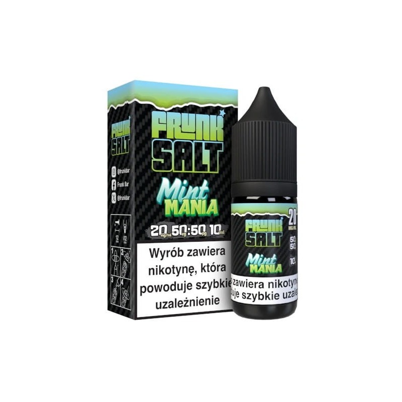 Liquid Frunk Salt 20 mg 10ml - Mint Mania