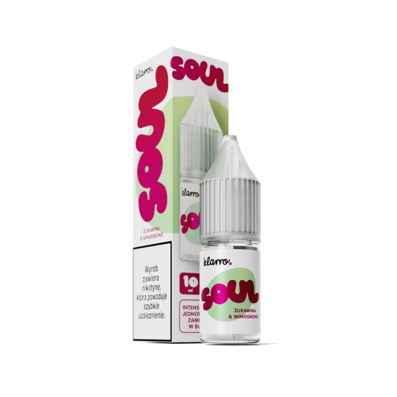 Liquid Klarro Soul 10ml 20mg Salt - Żurawina, Winogron