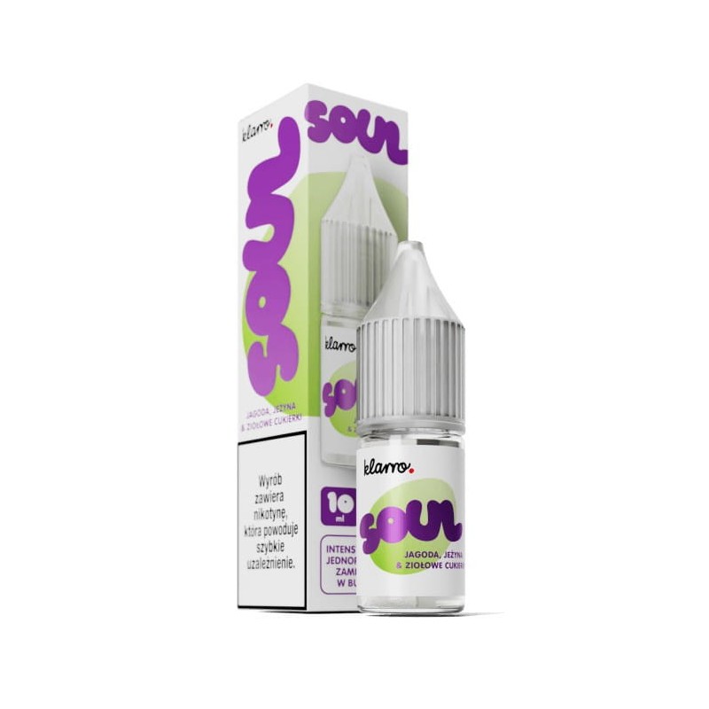 Liquid Klarro Soul 10ml 20mg Salt - Jagoda, Jeżyna, Cukierki Ziołowe