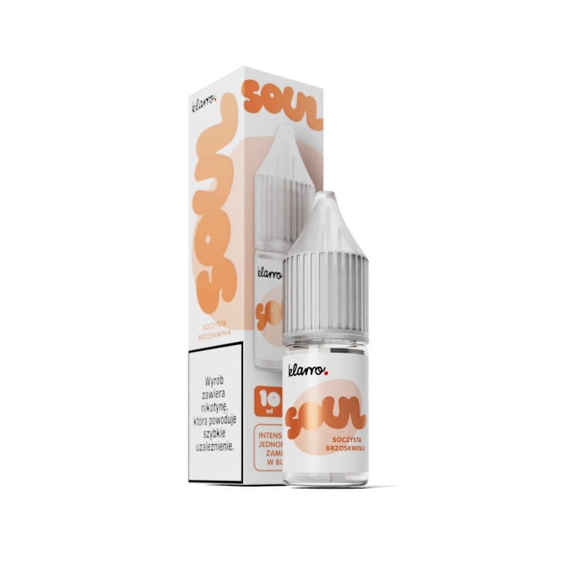 Liquid Klarro Soul 10ml 20mg Salt - Soczysta Brzoskwinia