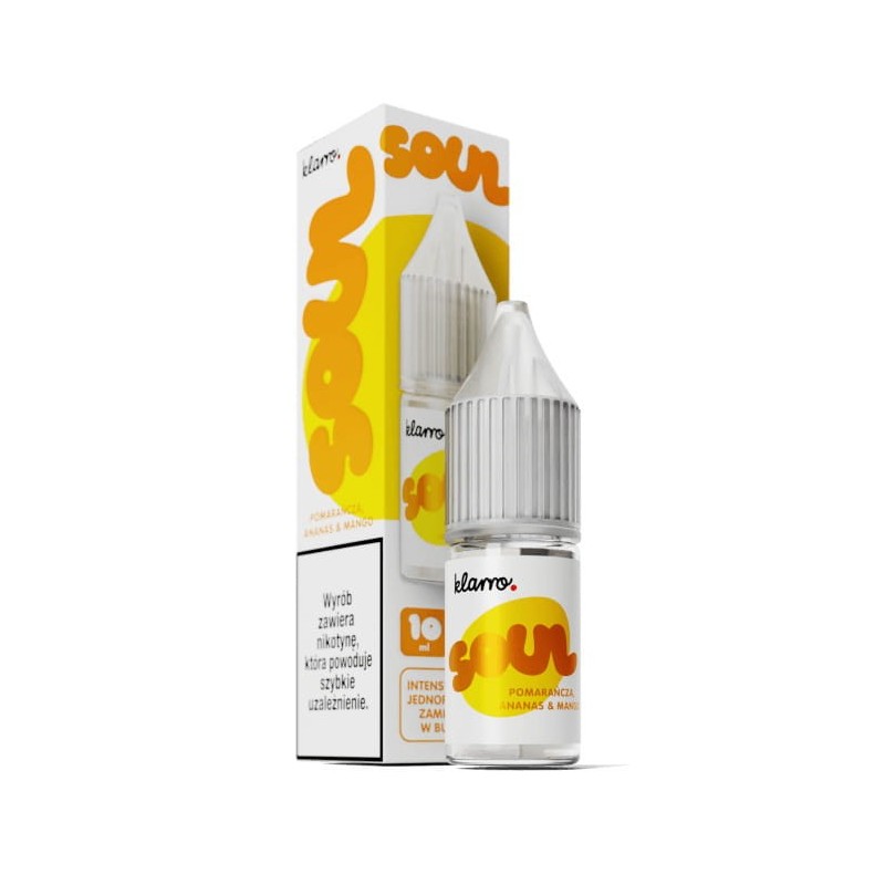 Liquid Klarro Soul 10ml 20mg salt - Pomarańcza Ananas Mango