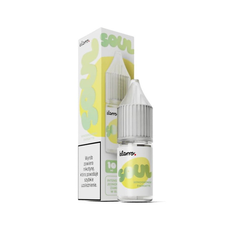 Liquid Klarro Soul 10ml 20mg Salt - Winogronowy Energetyk