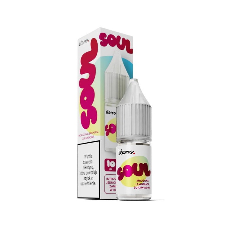 Liquid Klarro Soul 10ml 20mg Salt - Mrożona Lemoniada Żurawinowa