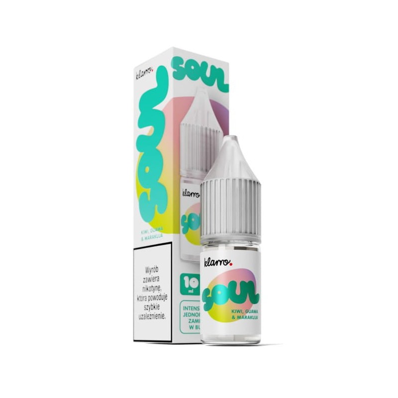 Liquid Klarro Soul 10ml 20mg salt - Kiwi, Guawa, Marakuja