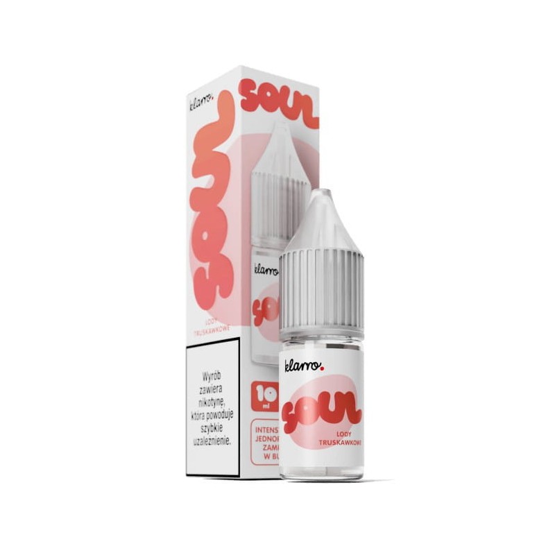 Liquid Klarro Soul 10ml 20mg salt - Lody Truskawkowe