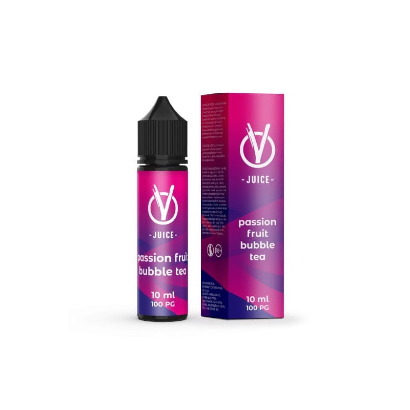 Longfill VBar VJuice 10/60ml - Passion Fruit Bubble Tea