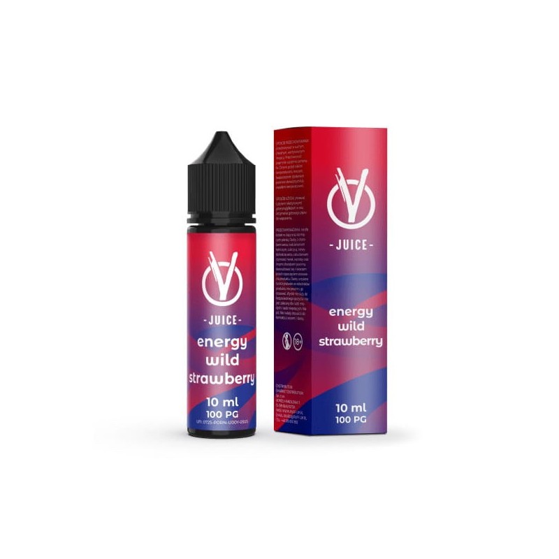 Longfill VBar VJuice 10/60ml - Energy Wild Strawberry