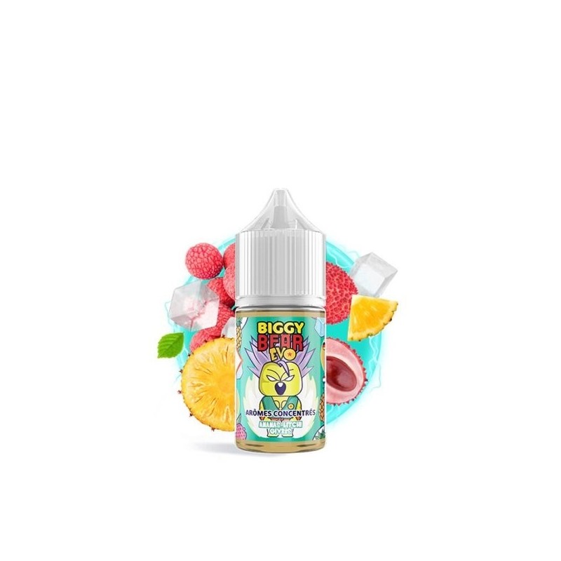 Biggy Bear EVO - Ananas Litchi Givrés Concentré 30ml