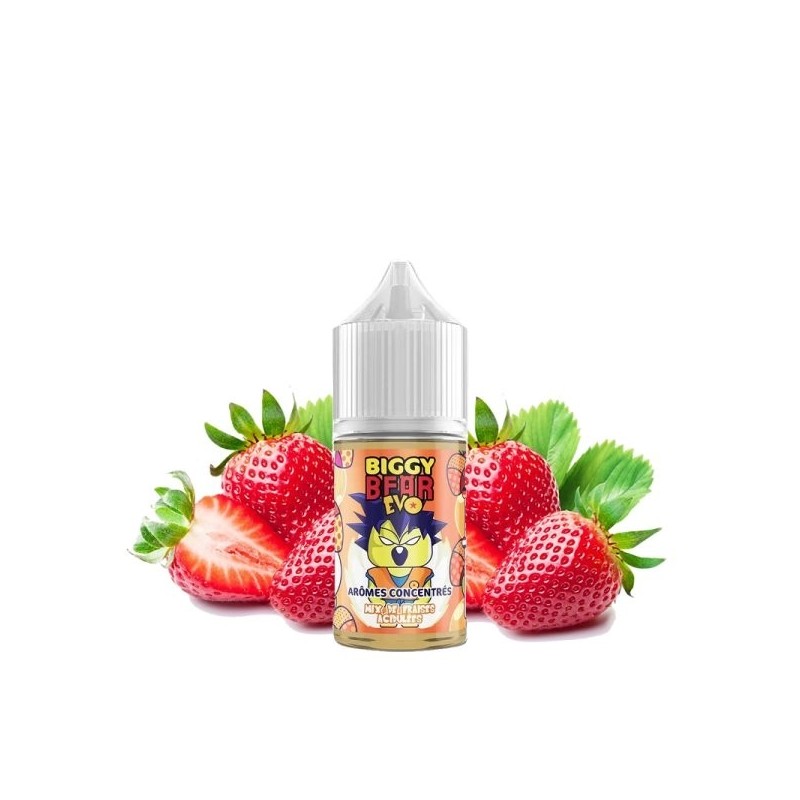 Biggy Bear EVO - Mix de Fraises Acidulée Concentré 30ml