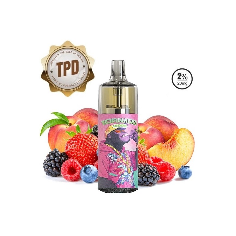 Tornado 10000 puffs 20mg - Peach Berry