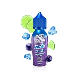 Longfill Just Juice Ice - Blackcurrant and Lime 20/60ml