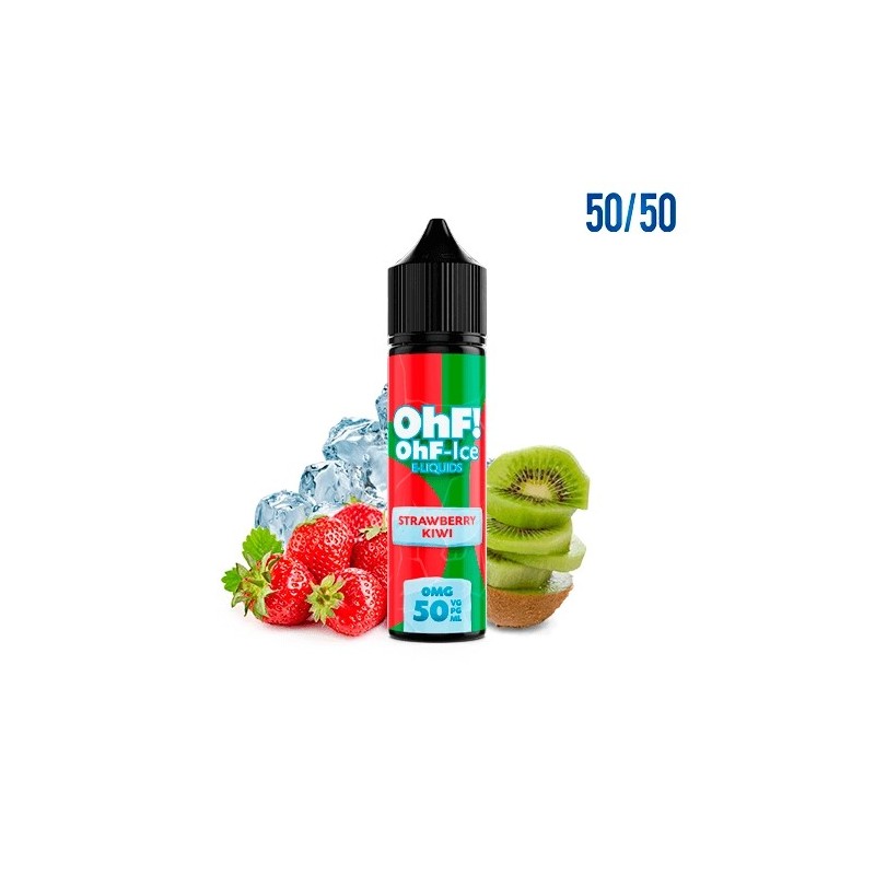 Ohf Ice 50/50 Strawberry Kiwi 50ml Premix