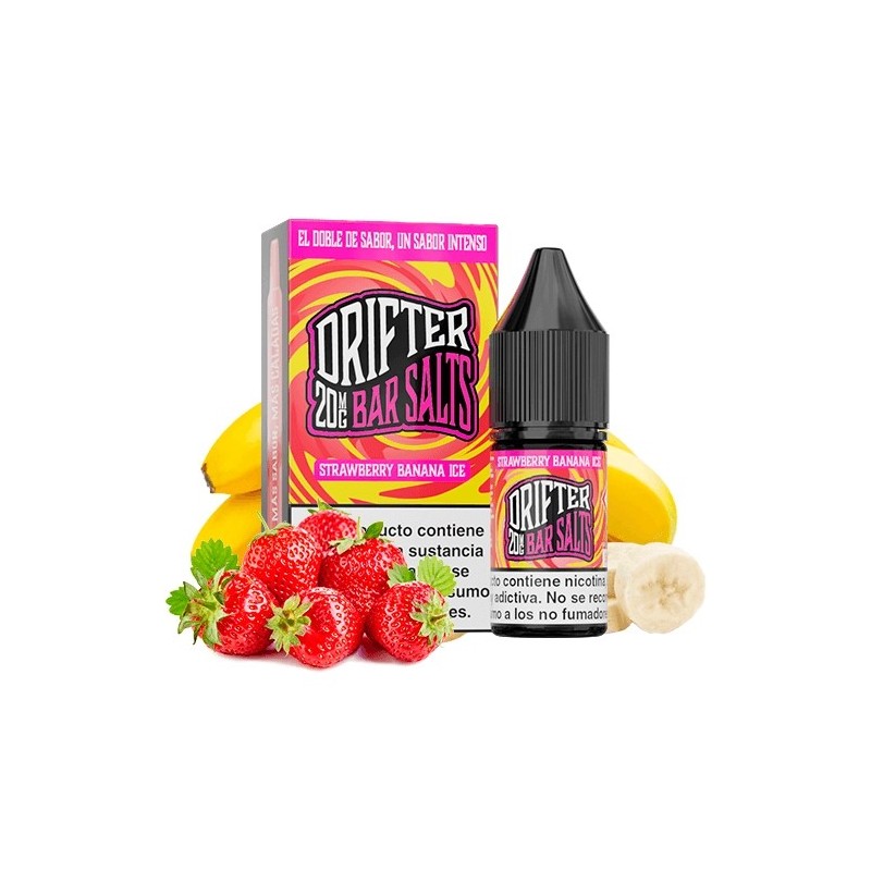 Liquid Drifter Bar Salts Strawberry Banana 20mg 10ml