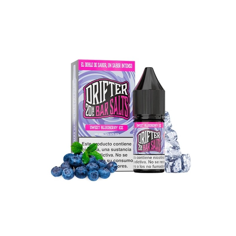 Liquid Drifter Bar Salts Sweet Blueberry Ice 20mg 10ml